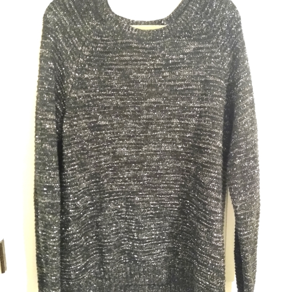 Metallic sweater